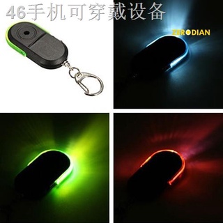 ↂⓏⓔⓡⓞ Wireless Anti-Lost Alarm Key Finder Locator Whistle Sound LED Light Keychain