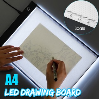 Lantu A4 LED Light Pad LED Drawing Board Copy Pad Artist Light Box Table Tracing Drawing Board Pad