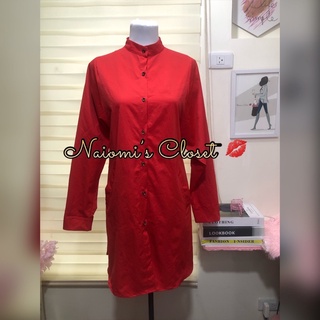 Naiomi Red Trench Coat Preloved