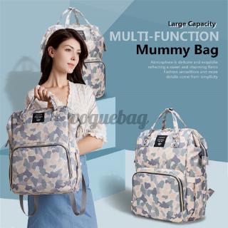 LEQUEEN Mummy Maternity Baby Nappy Diaper Bag Travel Backpack Large Capacity∩