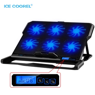 New Laptop cooler 2 USB Ports and Six cooling Fan laptop cooling pad Notebook Stand for 12-15.6 inch