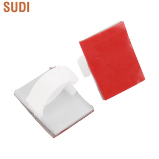 Sudi 50PCS/Set Adhesive Cable Clips Management White Automobile Components for Line 5mm/0.2in Wide Maximum (7)