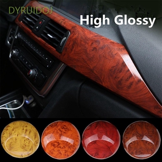 DYRUIDOJ Car-styling Auto Decal Waterproof Wood Grain Car Vinyl Sticker Car Body Protection Color Change DIY Car-Styling Interior Trim 1M High Glossy