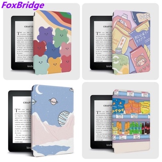 [FoxBridge] Cute Kindle Smart Cover Paperwhite 4/3/2/1 Magnetic Soft Case Amazon E-reader Basic 2019 10th/ 2016 8th Generation Protective Shell