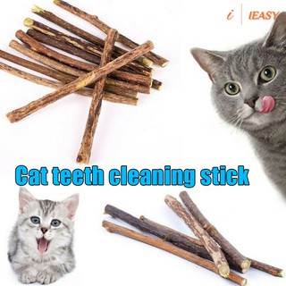 Cats Cleaning Teeth Catnip Pet Molar Toothpaste Silvervine Stick Cats Teeth Cleaning Stick