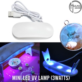 UV lamp mini USB type 6 watts white (UV resin sold separately)