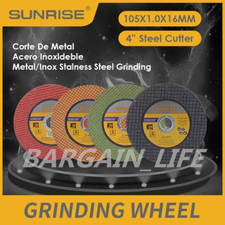 Sunrise Cutting disc 4inch. For Metal /stainless steel.25/box