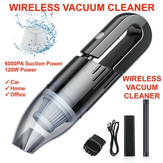 6000PA Portable Car Vacuum Wireless Cordless Vacum household Handheld Vacuum Cleaner Wet &Dry Vacuum