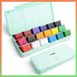 HOT Miya Himi Gouache Paint Set, 18 Colors x 30ml Unique Jelly Cup Design, Portable