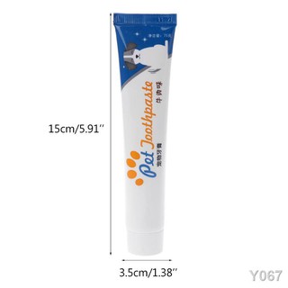 ❐【Ready Stock】 Pet Dog Cat Dental Toothpaste Healthy Oral Cleaning Care For Dog Toothbrush Set