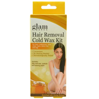 Glamworks Honey Hair Removal Cold Wax Kit 100g (1)