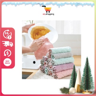 Nonstick Oil Microfiber Coral Fleece Absorbent Kitchen Towel / Hand Towel / Dishcloth / Wip