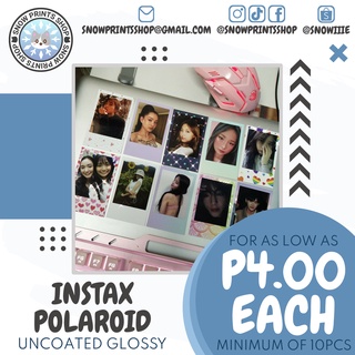 Customized Mini Instax Polaroid Set (10pcs) 4php each