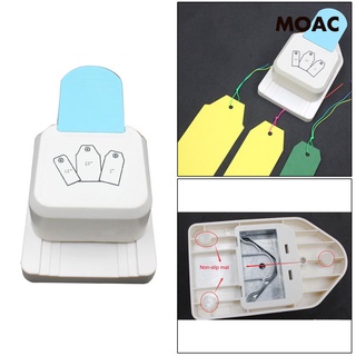 [Home Appliances] 3 in 1 Tag Punch Lever Action Corner Cutter 1.5" 2" 2.5" Scrapbooking Bookmark Arts Projects for Kid's