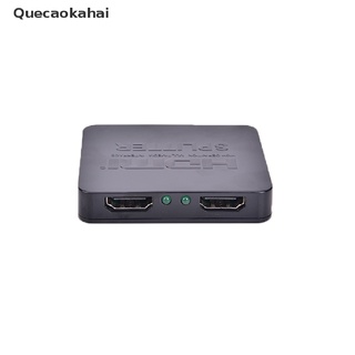 Quecaokahai Full HD 4K HDMI Splitter 1X2 2 Ports Repeater Amplifier Hub 3D 1080p 1 In 2 Out PH