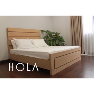 HOLA Beddings - Fitted Bed Sheet + 2 Pillowcase - Cream Color