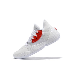 Adidas James Harden Vol.4 Beard Sports Mens Brand Basketball Shoes For White/Red