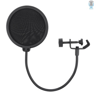 Microphone Pop Filter Mesh Shield Mic Blowout Preventer Recording Windproof Microphone Anti Noise Net Cover Cantilever Bracket