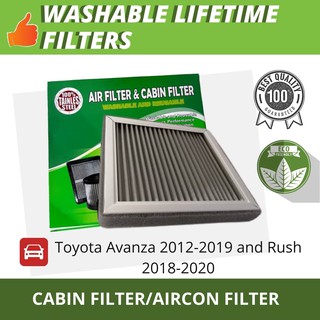Cabin Filter for Toyota Avanza 2012-2019 and Rush 2018-2020 Washable Type