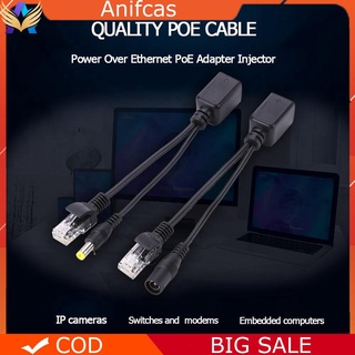 Network Components㍿∋COD✚Power Over Ethernet PoE Adapter Injector&amp;Splitter Kit PoE Cable