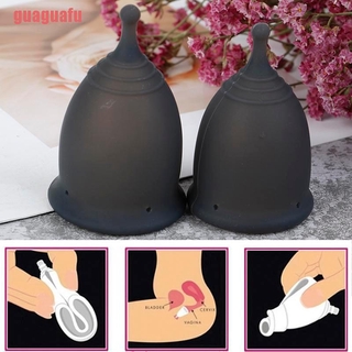 guaguafu Menstrual Cup Medical Grade Soft Silicone Moon Lady Period Hygiene Reusable Cups