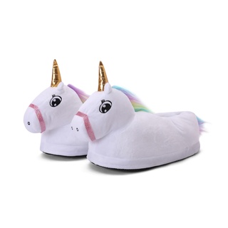 ♛☒۞Baby Unicorn Slippers Animal Claw Kids Shoes Kigurumi Pajamas Children Kapcie Winter Plush Shoes