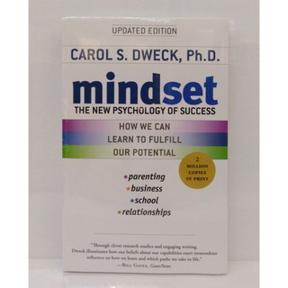 Mindset:The New Psychology of Success by Carol Dweck