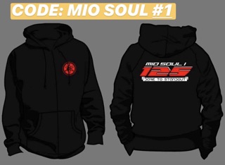 Mio soul/ soulty Motorcycle Hoodie Jacket (with zip/ no zip)