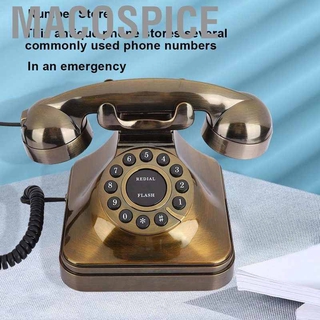 [MACO] WX-3011 Antique Telephone Vintage Landline Phone Desktop Caller Fixed Line Home