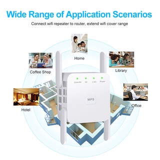 ◊5Ghz Wireless WiFi Repeater 1200Mbps Router Wifi Booster 2.4G Wifi Long Range Extender 5G Wi-Fi Sig
