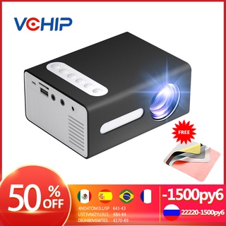 ✁VCHIP ST300 LED Mini Projector proyector For Home Theater 320x240P Supports 1080P TV USB Audio Por