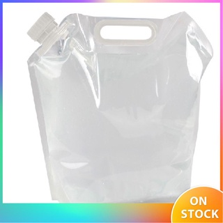 New!Portable Folding Clear Water Bag 5L (1)