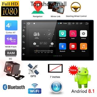 ins7" Double 2Din Android 8.1 Car MP5 Player Touch Screen Stereo Radio Bluetooth