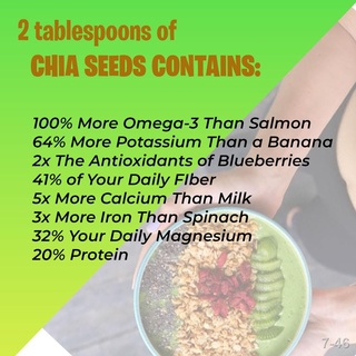 ﹊❈BUY 1 TAKE 1 Organic Chia Seeds 100g Superfood LCIF Low Carb Slimming Superfood Keto Weight Loss