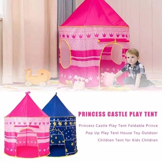 Portable Kids Castle Play Tent Foldable Children Tent