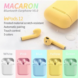 Original Wireless Bluetooth Headset Macaron Inpods I12 Touch Bluetooth