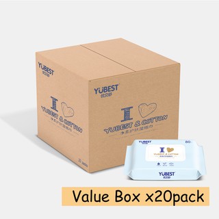 Yubest Baby Wipes Value Box x20 pack