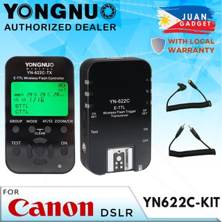 Yongnuo YN622C KIT Wireless E-TTL Flash Trigger for Canon