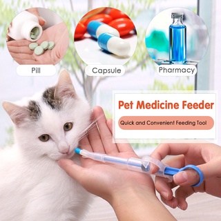 Cat Dog Medicine Water Syringe Tablet Pill Gun Piller Push Dispenser Medicine Syringe Useful Pet