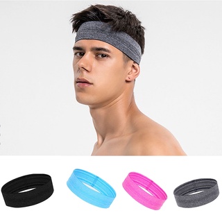 Women/Men Sport Stretch Headband Yoga Running Sweatband Absorbent Hairband