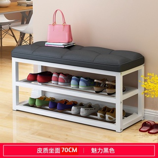 Modern Shoe Rack Storage With Soft Cushion Shoe Bench Stool (ZH1479)luggage travel