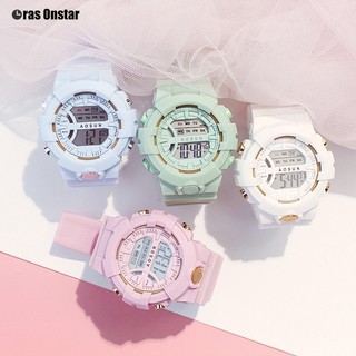 Women's Watch Fashion Digital Electronic Watch Unicorn Macaron Color Waterproof Sports LED Watches
