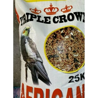 【Ready Stock】▽✻African mix bird seeds and Canary Triple Crown brand repacked,500g 1 kilo