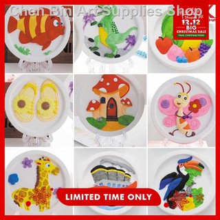 ✜□HOKKA Wax/Plastic DIY Painting Set With Plastic Stand/Holder（with Paint and Brush） (1)