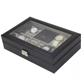 8 Grids Watch Storage Organizer Box Ring Collection Boxes (4)