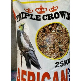 BIRD CAGEPET POWDER◄African mix and Canary mix bird seed,TRIPLE CROWN 500g and 1 kg repack