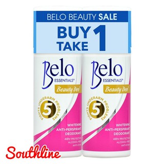 BUY 1 TAKE 1 Belo Essentials Beauty Deo Whitening Antiperspirant 40ml x 2 Bottle's