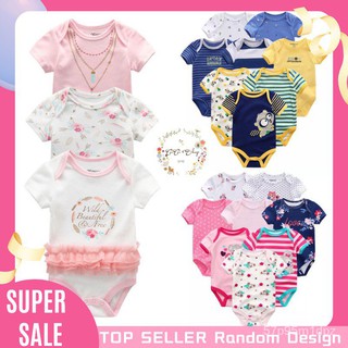 New product♘ CiCi Baby TOP LE Bodysuit Onesie Infant Romper Newborn Short Clothes babies Jumpsuit
