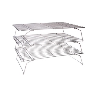 Delish Treats 3 Tier Stainless Steel Cooling Rack s4kph kitchen cooking baking cake cupcake muffin