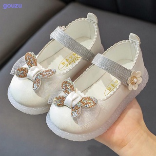 Children s shoes, women s summer princess shoes, non-slip soft soles, little girls, rhinestones, baby toddlers, peas, girls leather shoes, single shoes